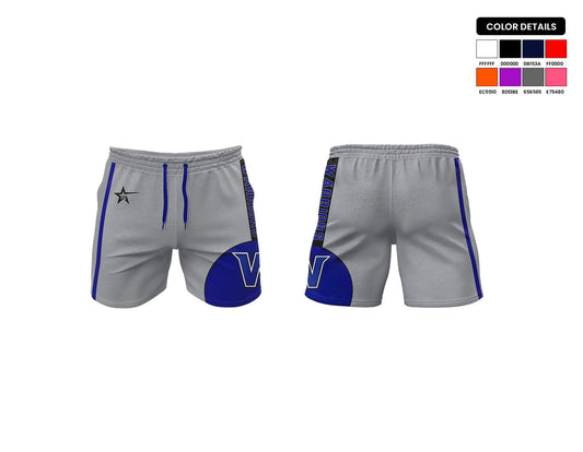 Patterned Warrior Shorts