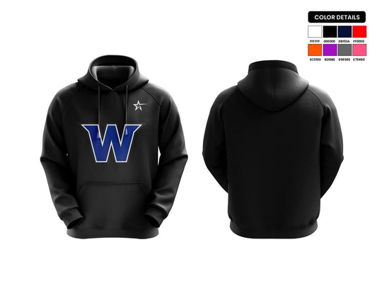 Solid Warrior "W" Hoodie
